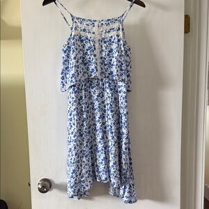 The Children's Place Blue and White Floral Dress